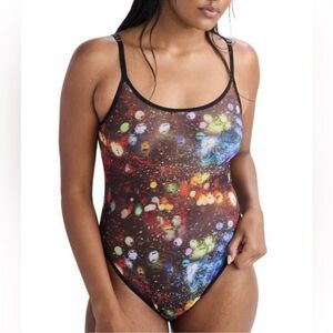 Parade Multicolor Sheer Mesh Bodysuit(Size Small)